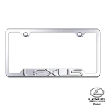 Au-tomotive Gold Lexus 3D License Plate Frame Chrome Name On. Fixed Price $68.95.