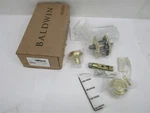 Baldwin 9BR3524-136, Traditional Passage Door Knob, Lifetime Satin Brass Finish. Fixed Price $80.00.