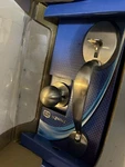 Brand New Brinks Passage Handleset Non-locking Knob Exterior Satin Nickel. Fixed Price $27.00.