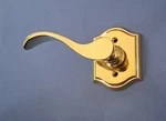 Baldwin HD.CUR.L.TAR.003, Curve Lever Half Dummy, Left Hand, Polished Brass. Fixed Price $61.60.