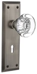 Nostalgic Warehouse Nykrcc Mrt 214 Kh Round Clear Crystal Solid - Grey. Fixed Price $356.25.