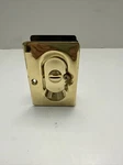 Emtek 21013NL Modern Rectangular 7-1/4 Inch Privacy Mortise Gold. Fixed Price $49.00.