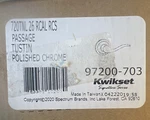 Kwikset Tustin Hall/closet Lever Polished Chrome Dummy Handle. Fixed Price $19.99.