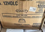 12HDLC Dart Clear High Dome Lids 1000CT. Fixed Price $40.00.