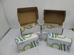6 Pack Gold Interior Knobs Hall & Closet, With Square Rosette. Fixed Price $28.50.