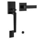 Front Door Handle Exterior Entry Interior Passage Black Matte Non Locking. Fixed Price $35.99.