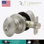 Copper Creek EK2040SS Egg Door Knob, Keyed Entry Function, Satin Stainless. Fixed Price $27.99.