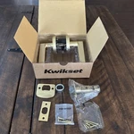 Kwikset 730HFLRDT Halifax Privacy Door Lever - Satin Brass. Fixed Price $35.00.