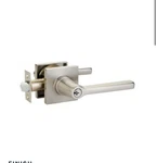 Emtek 5122HLOUS15RH Helios Keyed Entry Lever W/square Rose Satin Nickel. Fixed Price $149.00.