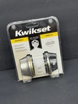 Kwikset 96600-564 Single Cylinder Deadbolt Keyed Lock Satin Nickel 66015CPK6 New. Fixed Price $15.18.