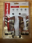 Kwikset Balboa Single Cylinder Deadbolt Brushed Chrome 96900-353. Fixed Price $14.99.