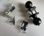 Door Knob Lockset Ultra Security Privacy Ball Bronze Interior. Fixed Price $16.99.
