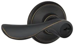 Schlage F51-CHP Bronze Champagne Single Cylinder Keyed Entry Door Lever Set. Fixed Price $106.36.