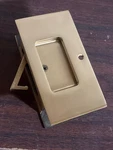 Emtek 2107US7 Modern Rectangular Passage Pocket Door Lock - French Antique. Fixed Price $57.99.