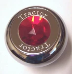 Air Brake Valve Tractor Trailer Knob Set Screw-on Chrome Red Jewel GG#95875-925. Fixed Price $92.59.