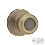 Kwikset Tylo Door Interior Dummy Handleset Antique Brass Knob. Fixed Price $9.53.