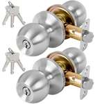 Keyed Entry Door Knob With Lock And Key, Exterior Interior For .... Fixed Price $31.67.