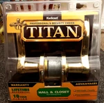 Kwikset Titan 717 Commonwealth Passage Hall & Closet Door Handle Lever Brass. Fixed Price $21.55.