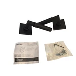 Emtek 5050HECUS19 Hercules Dummy Lever Square Rosette Matte Black. Fixed Price $183.99.