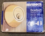 Brinks Deadbolt Polished Brass For Exterior Doors Model 2017-105 New. Fixed Price $15.88.