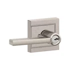 Schlage Latitude Satin Nickel Keyed Entry Door Handle F51A 619 Uld. Fixed Price $23.99.