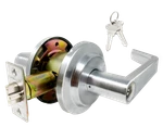 Heavy Duty Satin Chrome Grade 2 Commercial Door Locks Levers Handles. Fixed Price $441.84.