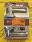 Kwikset - 730TKL Tustin Lever Round Rose Privacy 26 Polished Chrome. Fixed Price $11.00.