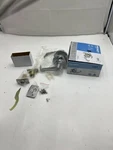Shield Security Privacy Lockset Straight Lever Satin Chrome Finish 913722. Fixed Price $30.02.