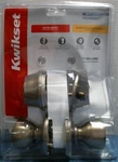 Kwikset Antique Brass Entry Lock & Single Cylinder Deadbolt (96900-254) Fs. Fixed Price $25.00.