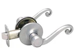 Designers Impressions Livingston Satin Nickel Passage Door Lever Knob. Fixed Price $13.99.
