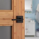 Kwikset Halifax Matte Black Privacy Lever. Fixed Price $28.99.
