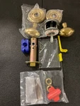 Emtek C820EUS7 Reg. Modern Brass Privacy Door Knobset - French Antique Finish. Fixed Price $150.99.