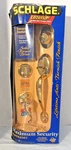 Schlage Ultima Bright Brass Maximum Security Handleset F360V Deadbolt 4 Keys New. Fixed Price $68.00.