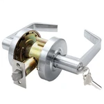 Hisafe 70MM Commercial Door Handle Latch, Satin Chrome-keyed Entry. Fixed Price $116.99.