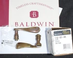 Baldwin Estate 5152-037-MR Privacy Door Lever Handle Pair Antique Brass New. Fixed Price $69.99.
