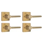 Tonebridge Brushed Gold Hall/closet Door Handle With Square Rose (4-PACK). Fixed Price $89.09.