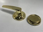 Kwikset 968DL3 Delta Lever Dummy Handleset, Polished Brass, Interior Side Only. Fixed Price $21.75.