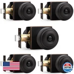 Probrico Square Privacy Door Knobs, Oil Rubbed Bronze Bedroom Handles. Fixed Price $86.19.
