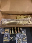 Emtek 4415PVD Rh Handleset Coventry Lever, Keyed Entry, Polished Brass. Fixed Price $464.99.