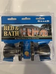 Bed Bath Door Knob Satin Nickel Finish By Guard Security 3007AB Brand New. Fixed Price $12.34.