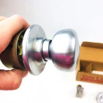 Yale Passage Closet Door Knob LF5301 Litchfield 380BN 26D Satin Chrome New Nos. Fixed Price $31.49.