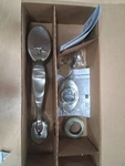 Kwikset 802AN Lip 15 Signature Series Arlington Dummy Handleset Satin Nick As Is. Fixed Price $14.99.