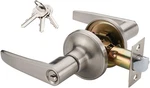 1 Pack Of Lever Keyed Entry Door Handle Lock, Universal Knob Hardwar. Fixed Price $30.97.