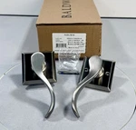 Baldwin Curve Non-turning Dummy Door Lever Set Satin Nickel FDCURTSR150. Fixed Price $77.39.