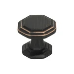 Dickinson 1/4" Length Geometric Cabinet Knob Venetian Bronze - Hardware. Fixed Price $12.56.