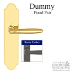 Hoppe Verona M151/3965N Dummy Handleset Solid Brass Rustic Umber. Fixed Price $213.80.