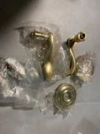 Baldwin 5455V.FD Non-turning Dummy Door Lever Set With 5048 Rose Satin Brass. Fixed Price $235.99.