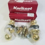 Lot Kwikset 92001-115 200P 3 6AL Rcs Ki Bbpkg Passage Locksets Polished Brass. Fixed Price $22.00.