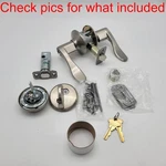 Schlage FB50 619 Single Cylinder Deadbolt And Keyed Entry Accent Lever. Fixed Price $29.95.