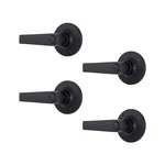 Brinks Commercial 4-PACK Light Duty Privacy Door Lever, Matte Black Finish .... Fixed Price $190.48.